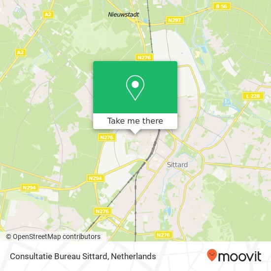 Consultatie Bureau Sittard map