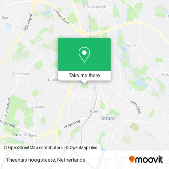 Theehuis hoogstaete map