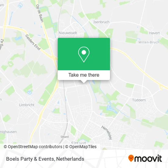 Boels Party & Events map