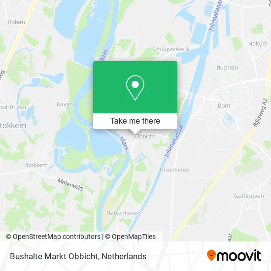 Bushalte Markt Obbicht map