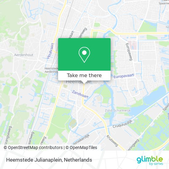 Heemstede Julianaplein map