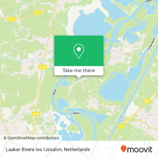 Laaker Boere Ies IJssalon map