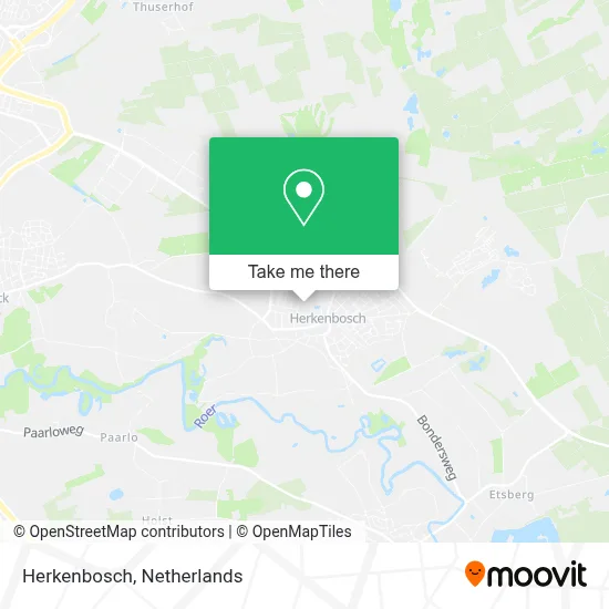 Herkenbosch map