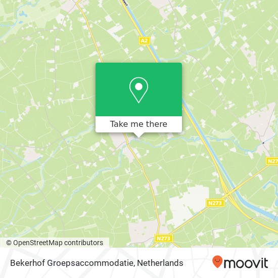 Bekerhof Groepsaccommodatie map