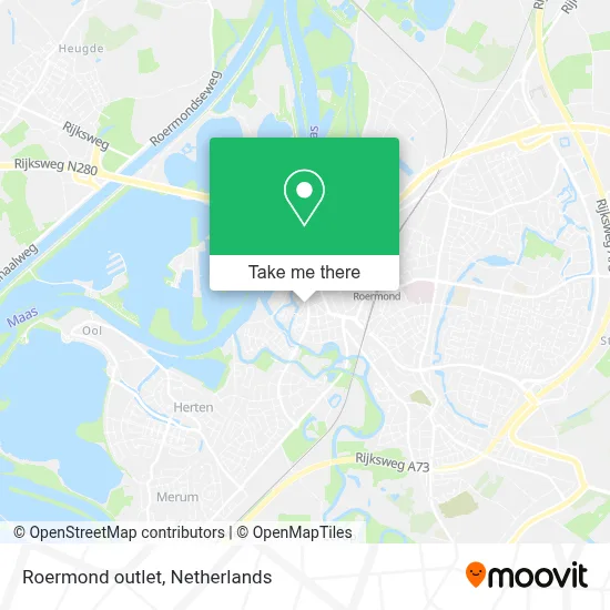 Roermond outlet map