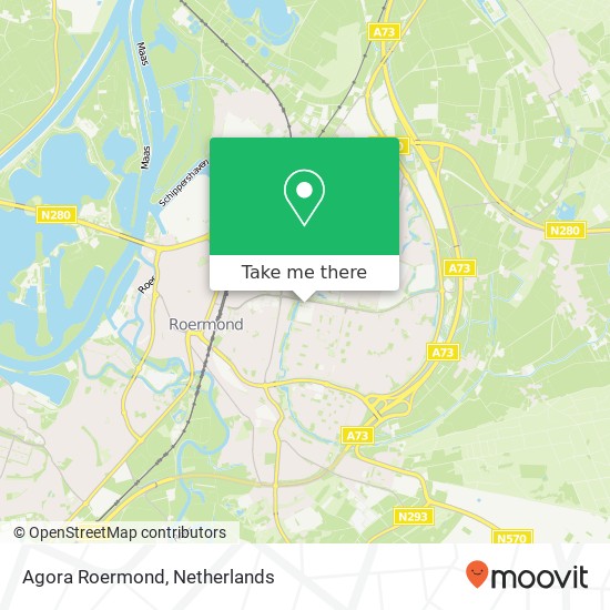 Agora Roermond map