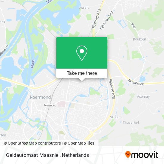 Geldautomaat Maasniel map