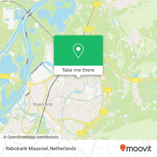 Rabobank Maasniel map