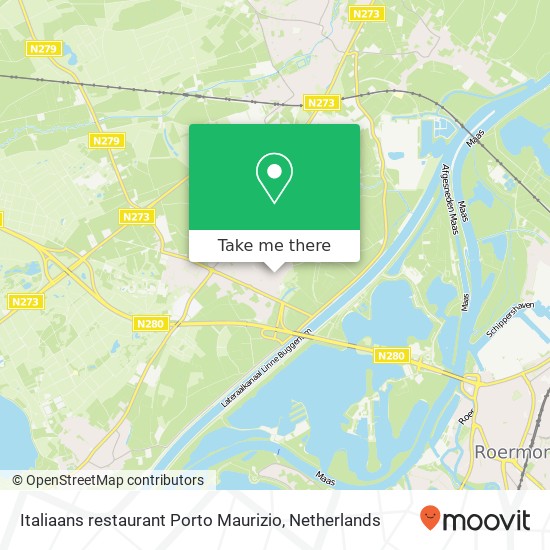 Italiaans restaurant Porto Maurizio map