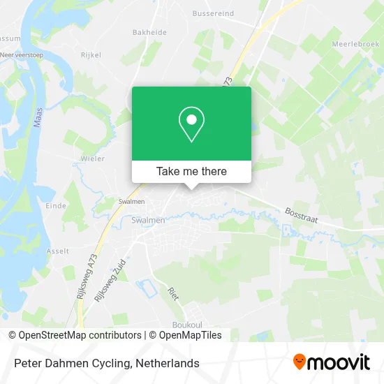 Peter Dahmen Cycling map