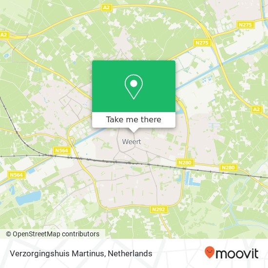 Verzorgingshuis Martinus map