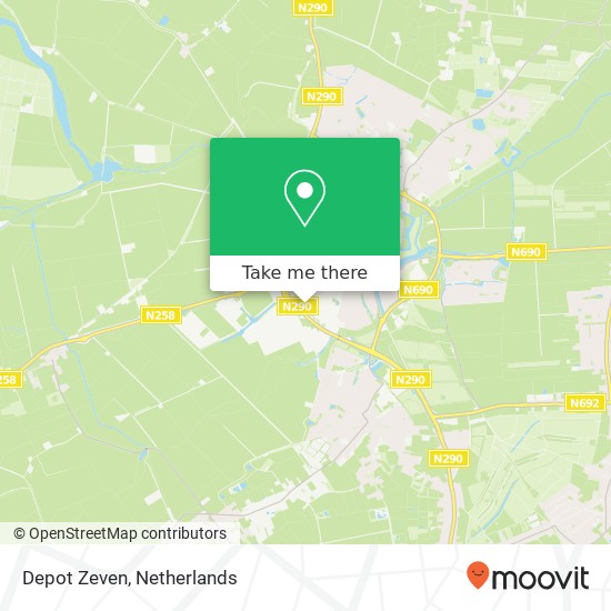 Depot Zeven map