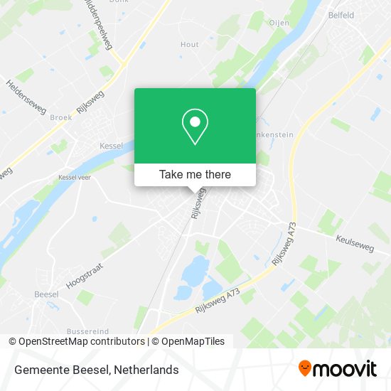 Gemeente Beesel map