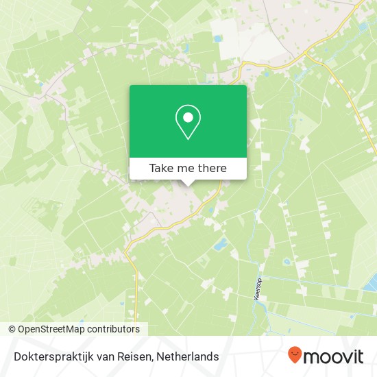 Dokterspraktijk van Reisen map