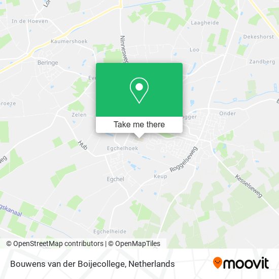 Bouwens van der Boijecollege map