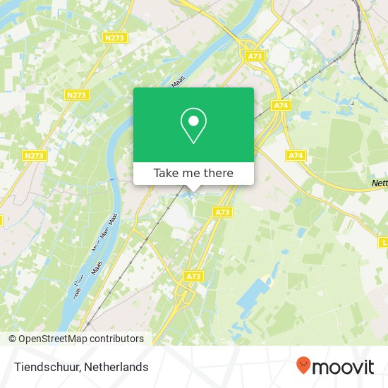 Tiendschuur map