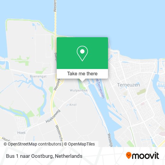 Bus 1 naar Oostburg map