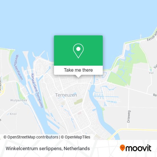 Winkelcentrum serlippens map