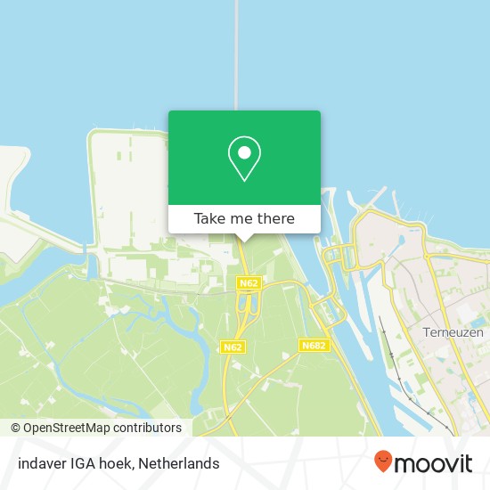 indaver IGA hoek map