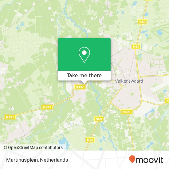 Martinusplein map