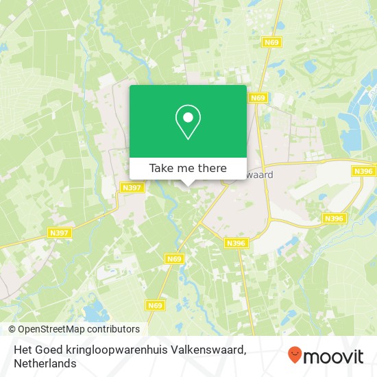 Het Goed kringloopwarenhuis Valkenswaard map