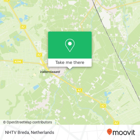 NHTV Breda map