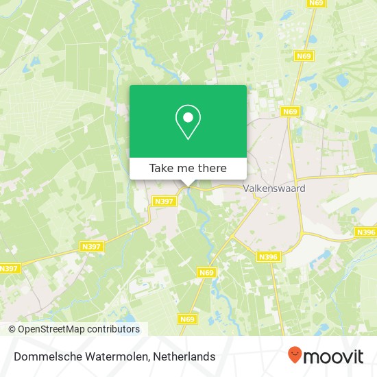 Dommelsche Watermolen map