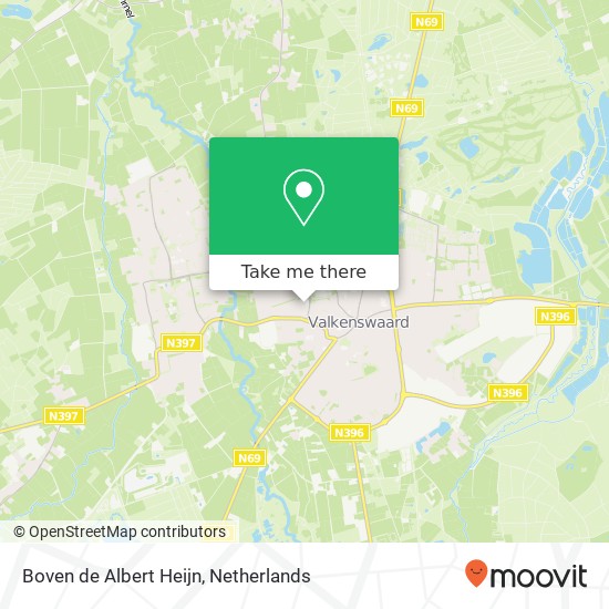 Boven de Albert Heijn map