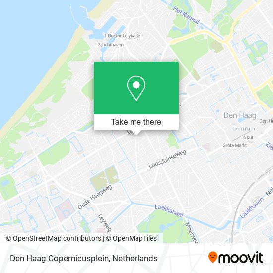 Den Haag Copernicusplein Karte