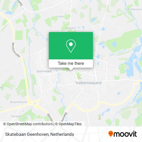 Skatebaan Geenhoven Karte