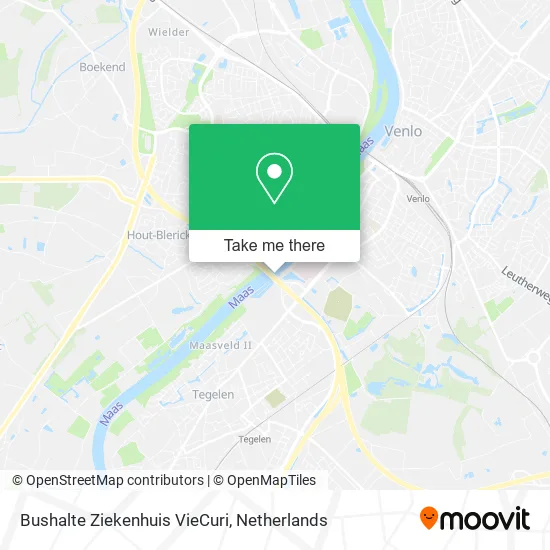 Bushalte Ziekenhuis VieCuri map
