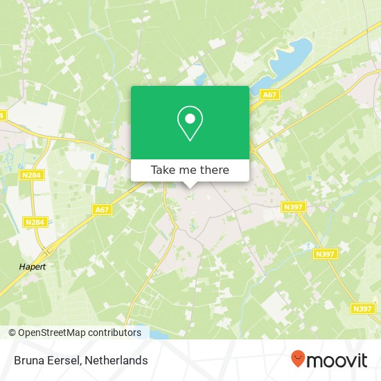 Bruna Eersel map