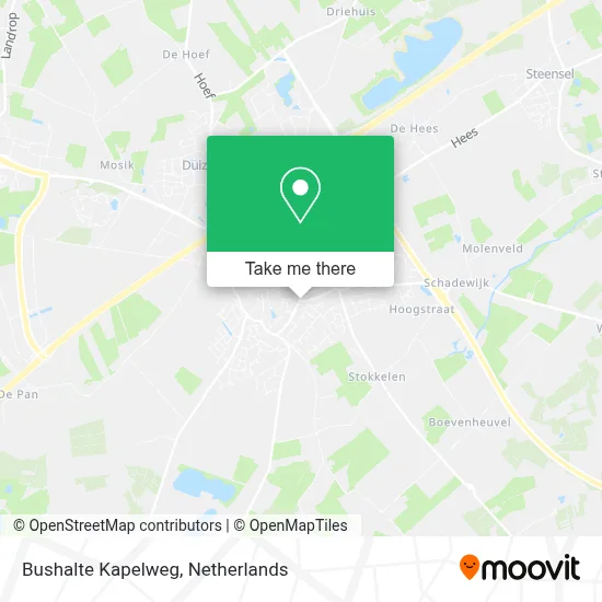Bushalte Kapelweg map