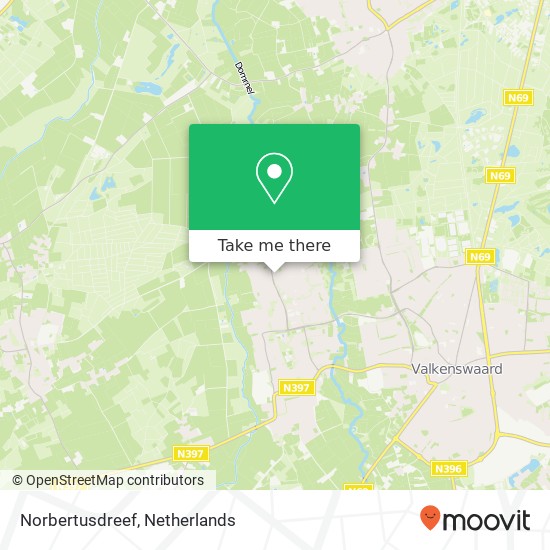 Norbertusdreef map