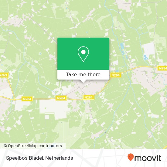 Speelbos Bladel map