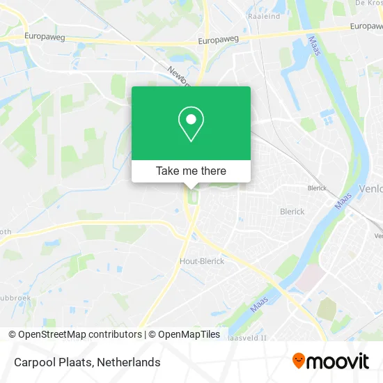 Carpool Plaats map