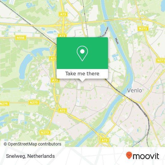 Snelweg map