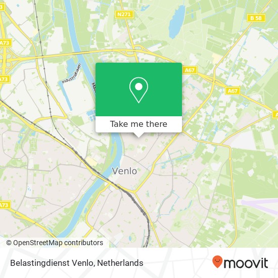 Belastingdienst Venlo map