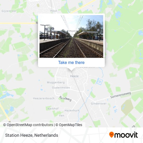 Station Heeze map