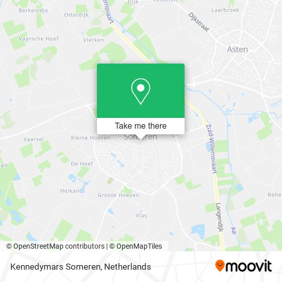 Kennedymars Someren map