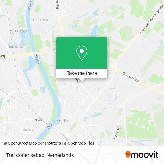 Tref doner kebab map