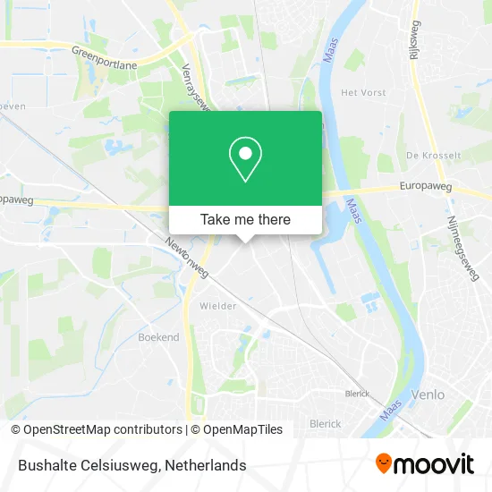 Bushalte Celsiusweg map