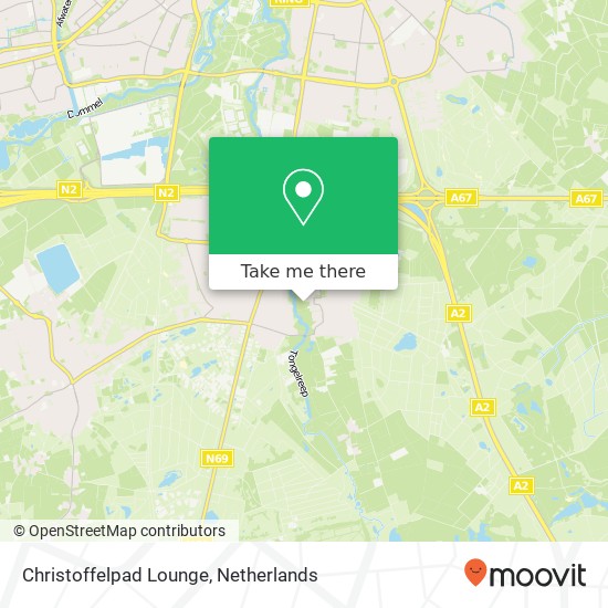 Christoffelpad Lounge map