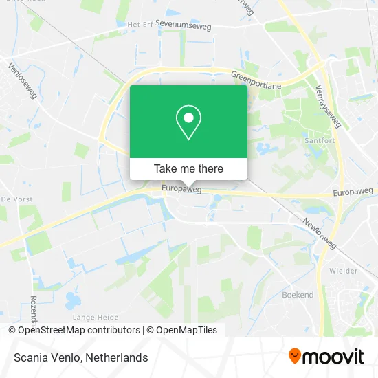 Scania Venlo map