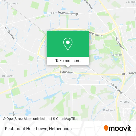 Restaurant Heierhoeve map