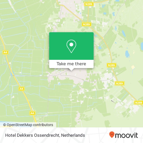 Hotel Dekkers Ossendrecht map