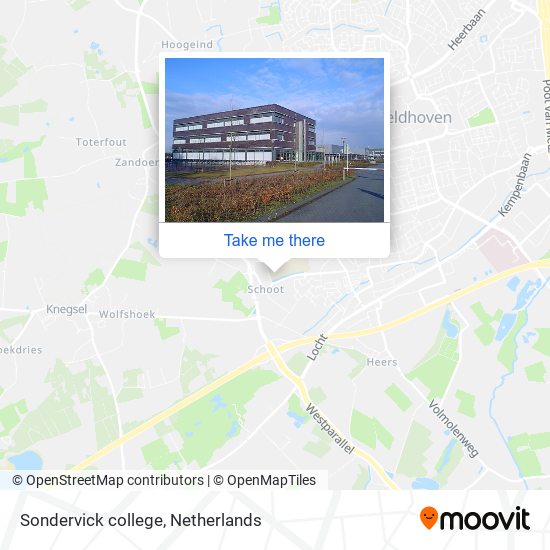 Sondervick college map