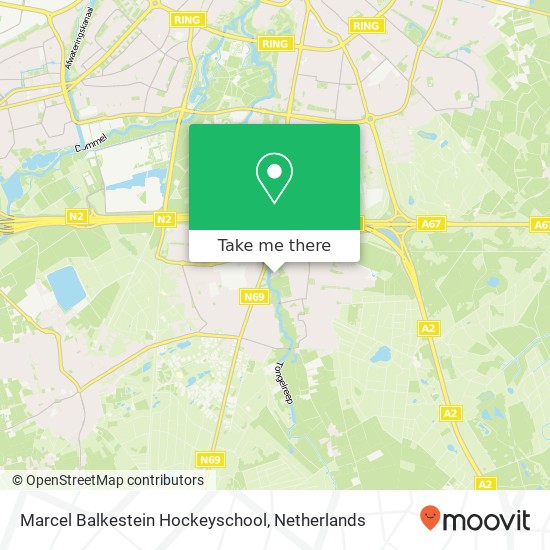 Marcel Balkestein Hockeyschool map