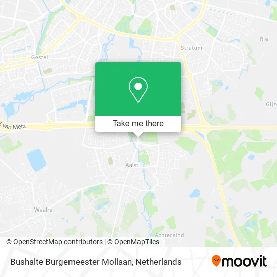 Bushalte Burgemeester Mollaan map
