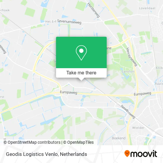 Geodis Logistics Venlo map